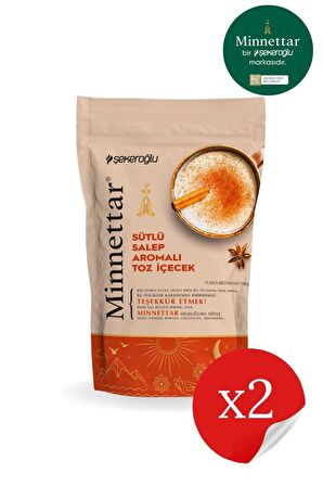 Minnettar Sütlü Salep 2 X 200 gr ( 2 Paket )