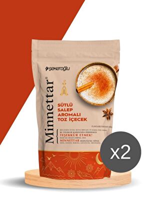 Minnettar Sütlü Salep 2 X 200 gr ( 2 Paket )