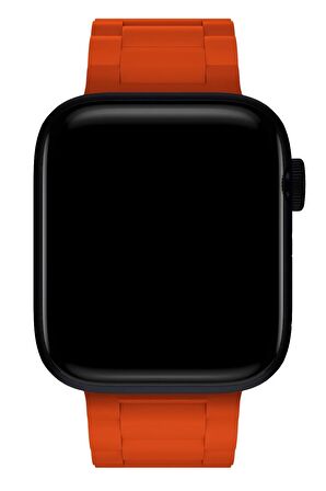 Watch 2 3 4 5 6 7 8 9 Se 38 40 41mm Uyumlu Compatible Silikon Kordon Ruby 
