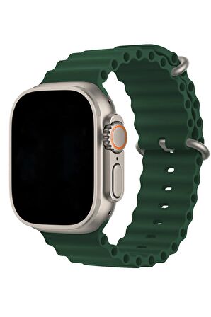 Watch 2 3 4 5 6 7 8 9 Se 38 40 41mm Uyumlu Ocean Silikon Kordon Lauret 