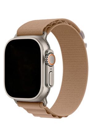 Watch 2 3 4 5 6 7 8 9 Se 38 40 41mm Uyumlu Alpine Loop Kordon Taupe 