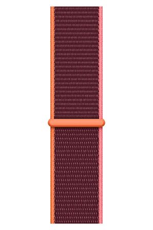 Watch 2 3 4 5 6 7 8 9 Se 38 40 41mm Uyumlu Spor Loop Kordon Garnet 