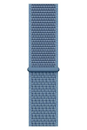 Watch 2 3 4 5 6 7 8 9 Se 38 40 41mm Uyumlu Spor Loop Kordon Platin Blue 