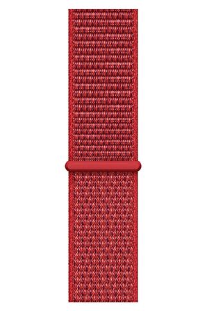 Watch 2 3 4 5 6 7 8 9 Se 38 40 41mm Uyumlu Spor Loop Kordon Red 