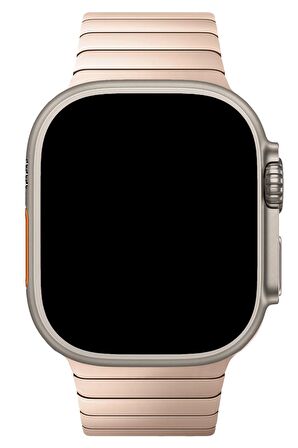 Watch 2 3 4 5 6 7 8 9 Se 38 40 41mm Uyumlu Alya Çelik Kordon Rode 