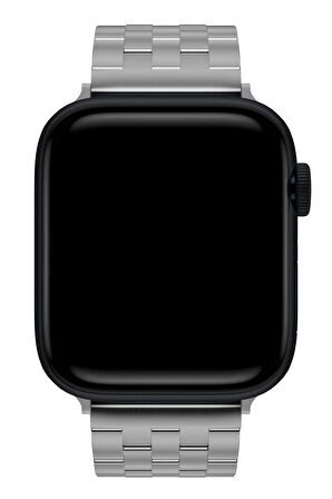 Watch 2 3 4 5 6 7 8 9 Se 38 40 41mm Uyumlu Brave Çelik Kordon Gri 