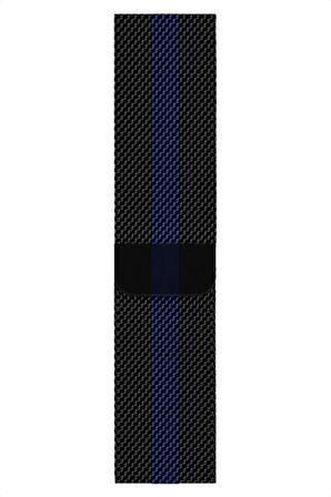 Watch 2 3 4 5 6 7 8 9 Se 38 40 41mm Uyumlu Milano Çelik Kordon Blue Road