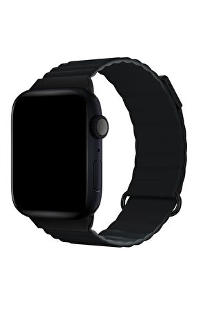 Watch 2 3 4 5 6 7 8 9 Se 38 40 41mm Uyumlu Mıknatıslı Deri Kordon Bert