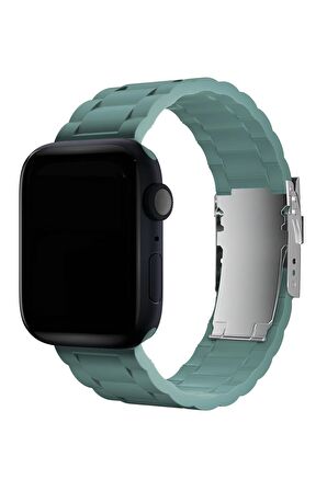 Watch 2 3 4 5 6 7 8 9 Se 42 44 45 49mm Uyumlu Compatible Silikon Kordon Daphne 