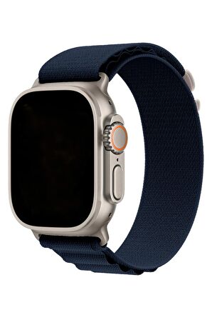 Watch 2 3 4 5 6 7 8 9 Se 42 44 45 49mm Uyumlu Alpine Loop Kordon Darkblue 