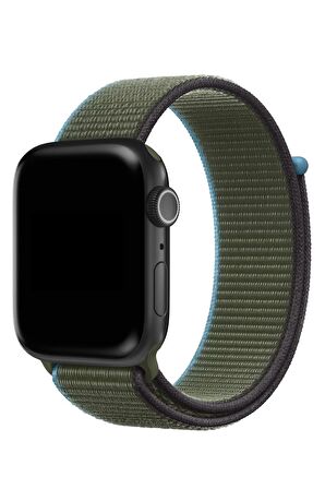 Watch 2 3 4 5 6 7 8 9 Se 42 44 45 49mm Uyumlu Spor Loop Kordon Prasiolite 