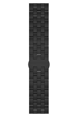 Watch 2 3 4 5 6 7 8 9 Se 42 44 45 49mm Uyumlu Brave Çelik Kordon Siyah 