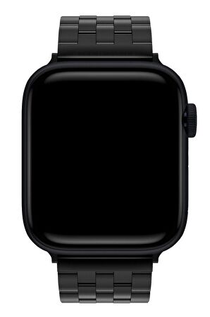 Watch 2 3 4 5 6 7 8 9 Se 42 44 45 49mm Uyumlu Brave Çelik Kordon Siyah 
