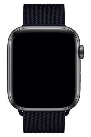 Watch 2 3 4 5 6 7 8 9 Se 42 44 45 49mm Uyumlu Milano Çelik Kordon Lacivert