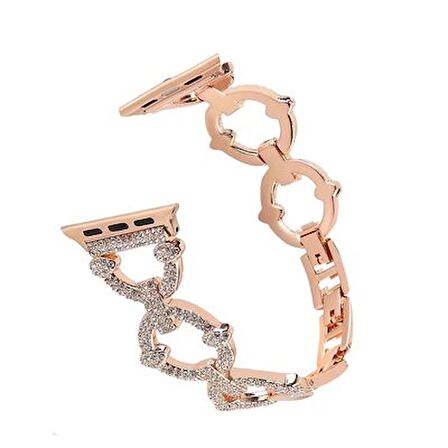 Watch 2 3 4 5 6 7 8 9 Se 42 44 45 49mm Uyumlu Stonwlove Çelik Kordon Primrose