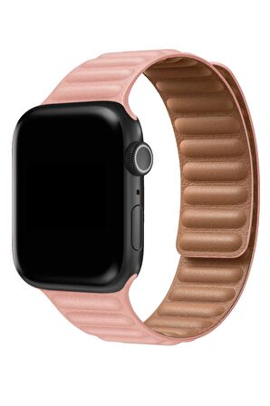 Watch 2 3 4 5 6 7 8 9 Se 42 44 45 49mm Uyumlu Broad Deri Kordon Bayp
