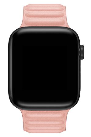 Watch 2 3 4 5 6 7 8 9 Se 42 44 45 49mm Uyumlu Broad Deri Kordon Bayp