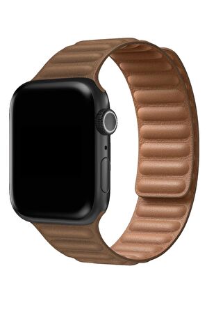 Watch 2 3 4 5 6 7 8 9 Se 42 44 45 49mm Uyumlu Broad Deri Kordon Mois