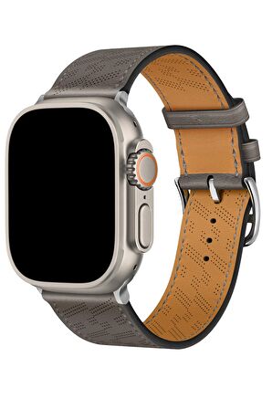 Watch 2 3 4 5 6 7 8 9 Se 42 44 45 49mm Uyumlu Hole Leather Kordon Rory