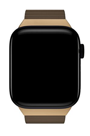 Watch 2 3 4 5 6 7 8 9 Se 42 44 45 49mm Uyumlu Mıknatıslı Deri Kordon Jesse