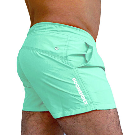 Boomenbex Mint Yeşili Mayo Şort Deniz Şortu
