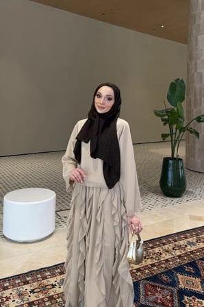 Mirel Volanlı Tesettür Takım