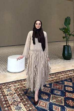 Mirel Volanlı Tesettür Takım