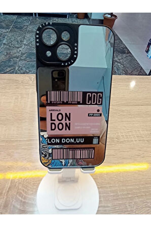 İPhone 14 Uyumlu Aynalı Kılıf Mirror Desenli Kapak