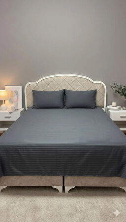 PAMUK-SATEN LASTİKLİ ÇARŞAF SETİ