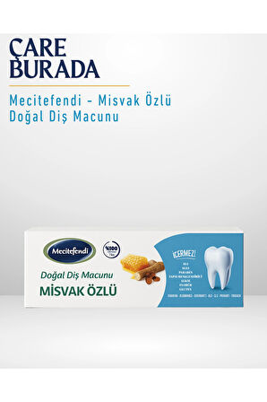 Mecitefendi - Misvak Özlü Doğal Diş Macunu