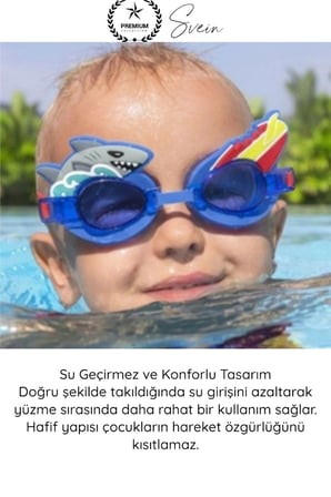 #DenizGözlüğü Çocuk Yüzücü Gözlüğü Antifog UV Korumalı Ayarlanabilir Yüzme Gözlüğü 3 Yaş Üzeri Havuz Deniz Kullanımı İçin Dayanıklı Konforlu Tasarım Silikon Kayışlı Su Geçirmez Buğu Önleyici
