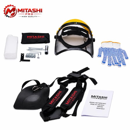 Mitashi Pro MTS52 Benzinli Yan Tırpan 52CC-2HP Akrep Çapalama Makinesi