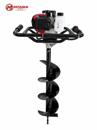 Mitashi Pro MTB Euro5 52CC Benzinli Toprak Burgu Makinesi - 20 CM