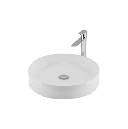 Mittes Tezgah Üstü Lavabo 44x14,5 Cm