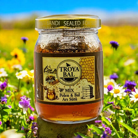  Troya Mix Arısütü-Bal-Polen 180 g