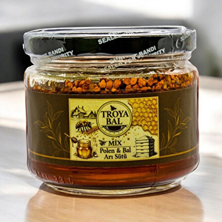 Troya Mix Arısütü-Bal-Polen Karışımı 300 