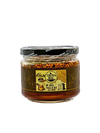 Troya Mix Arısütü-Bal-Polen Karışımı 300 