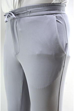 ÖRME JOGGER PANTOLON GRİ