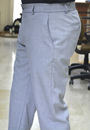 Manjogger Bez Ayağı Jogger Pantolon Gri