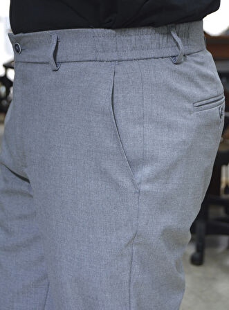 Manjogger Bez Ayağı Jogger Pantolon Gri