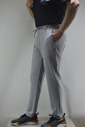Manjogger Gofre Jogger Pantolon Gri