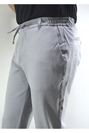 Manjogger Gofre Jogger Pantolon Gri