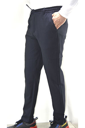 Manjogger Gofre Jogger Pantolon Lacivert