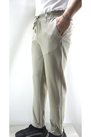 Manjogger Gofre Jogger Pantolon Gri