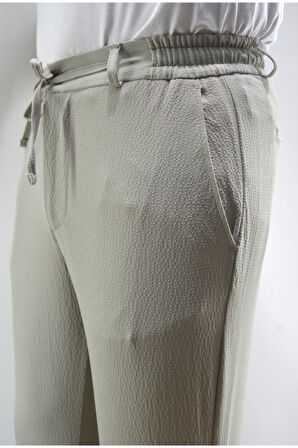 Manjogger Gofre Jogger Pantolon Gri