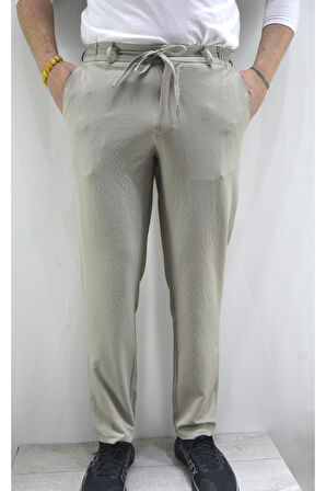 Manjogger Gofre Jogger Pantolon Gri