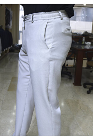 Manjogger Gofre Jogger Pantolon Gri