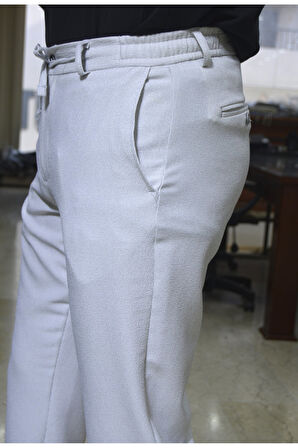 Manjogger Gofre Jogger Pantolon Gri