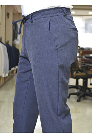 Manjogger Gofre Jogger Pantolon Lacivert