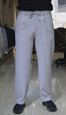 Manjogger Pleli Baggi Gofre Jogger Pantolon Siyah